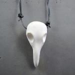 Raven Skull Necklace —plain